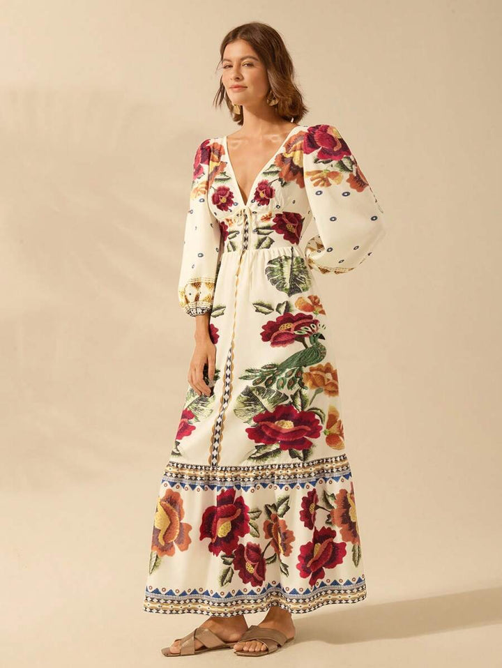Lillian™ | Floral Holiday Dress