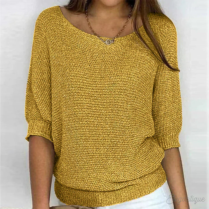 Georgia - Relaxed Knit Top